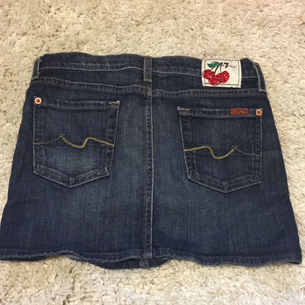 😍Supercute 7 For All Mankind Girls Jean skirt